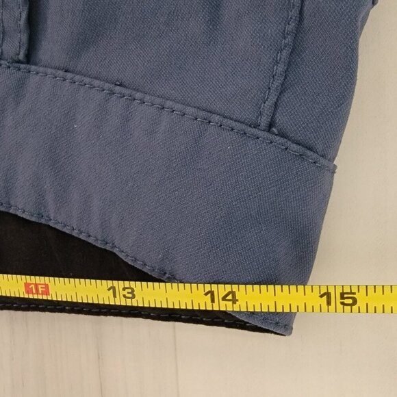 Prana Blue Cropped Pants Size Small EUC - Picture 10 of 14